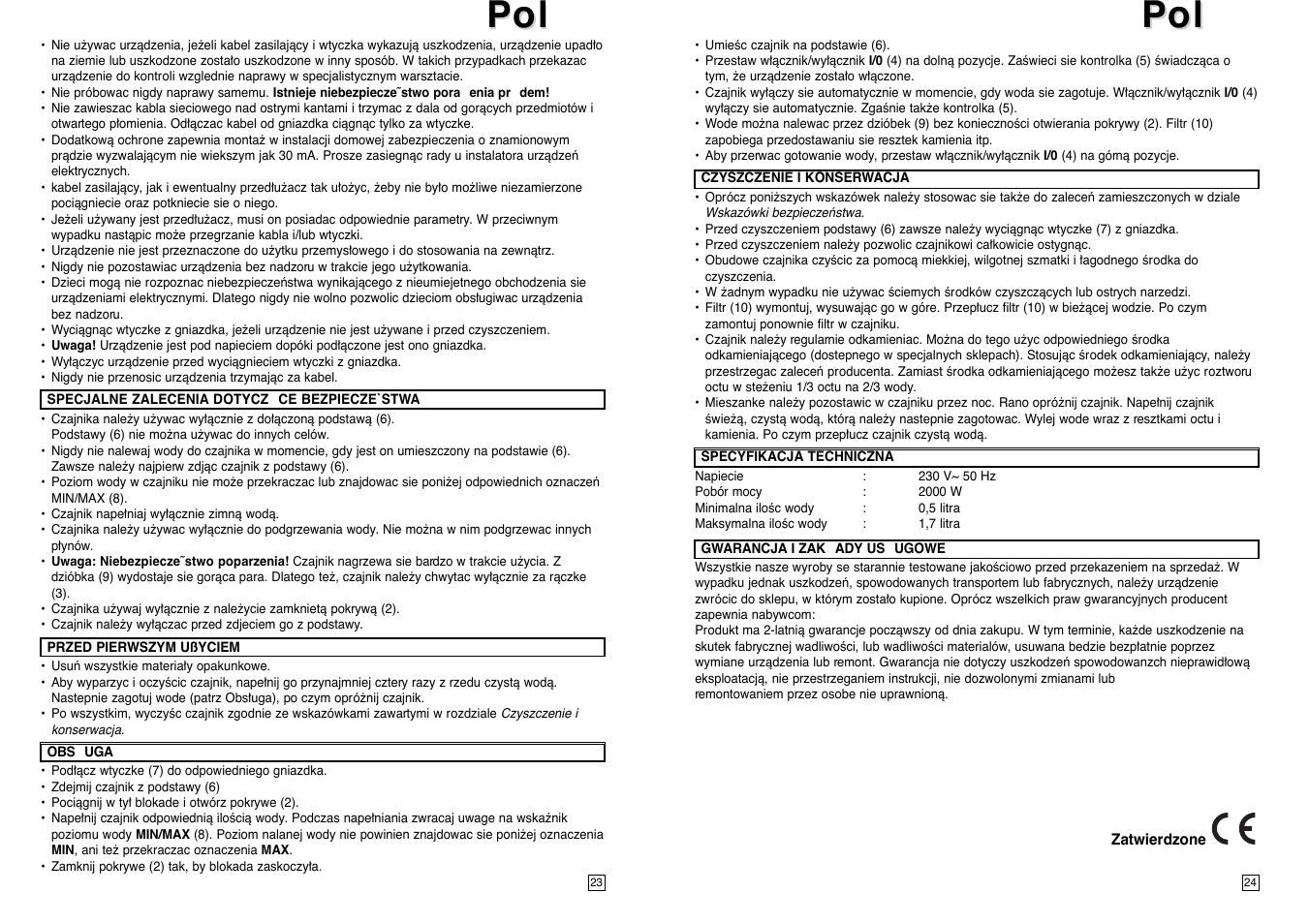 Elta WK101N1 User Manual | Page 13 / 18