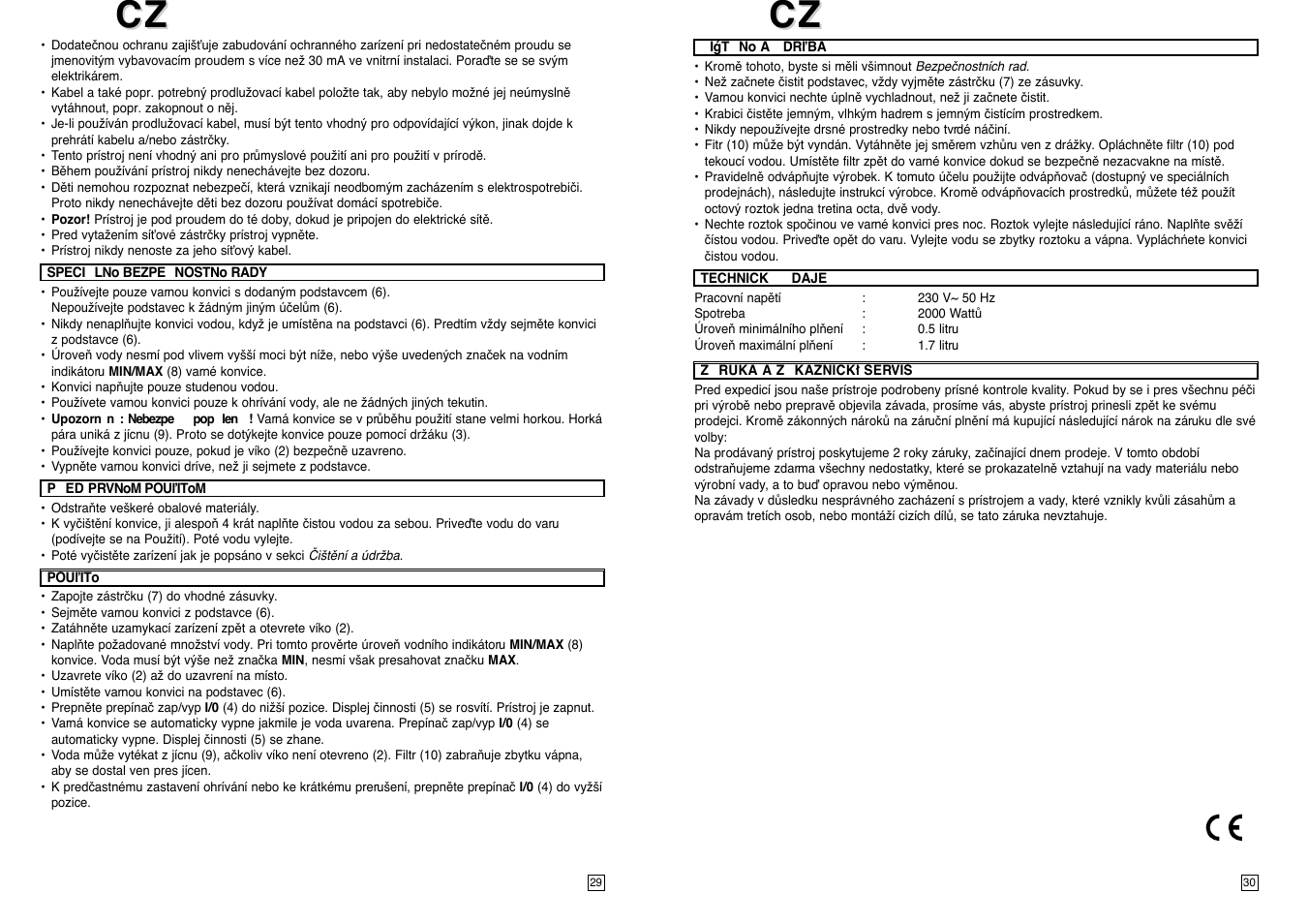 Elta WK101N1 User Manual | Page 16 / 18