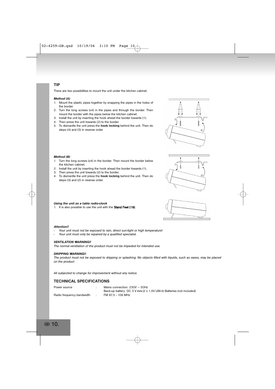 Elta 4259 User Manual | Page 10 / 57