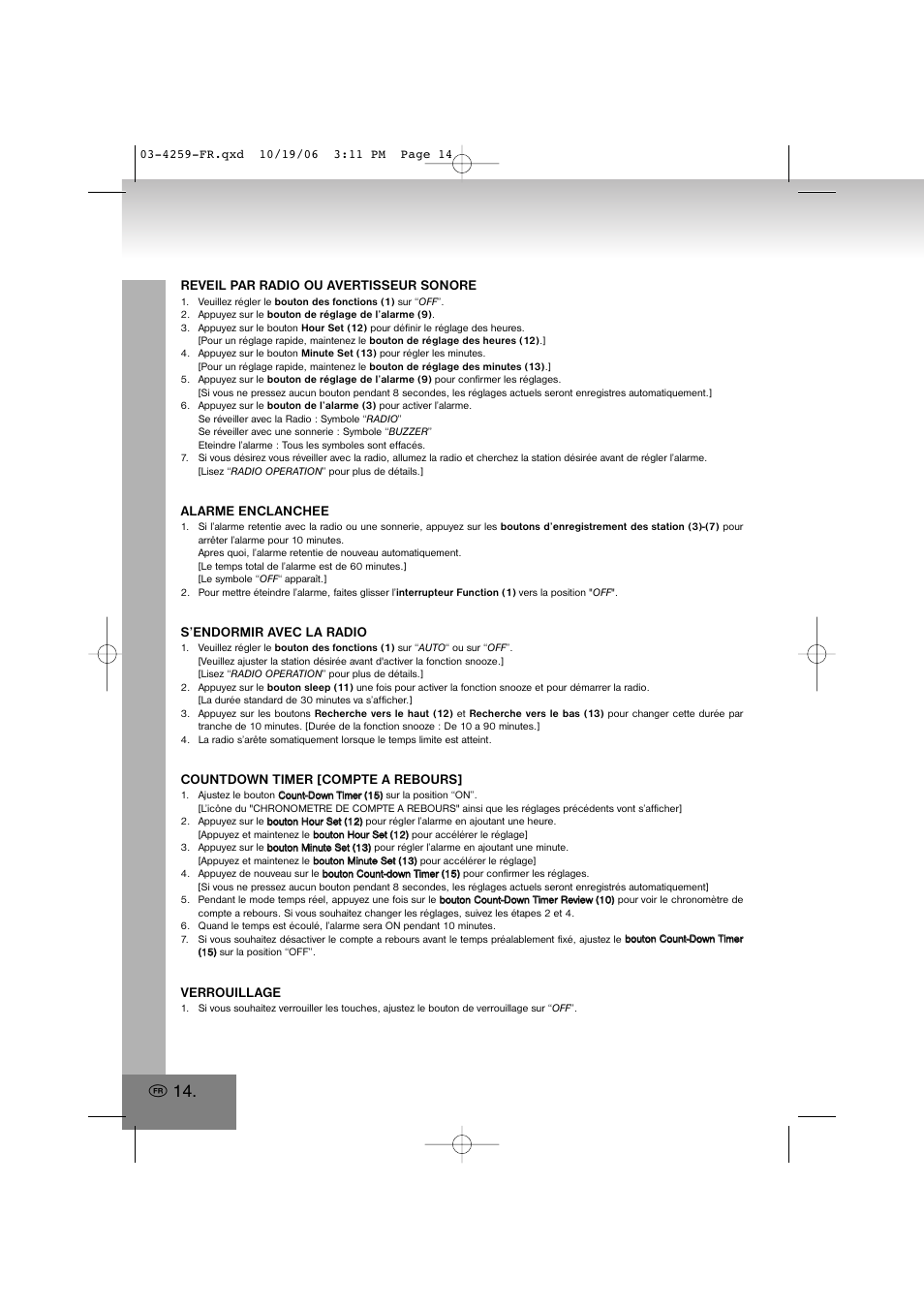 Elta 4259 User Manual | Page 14 / 57
