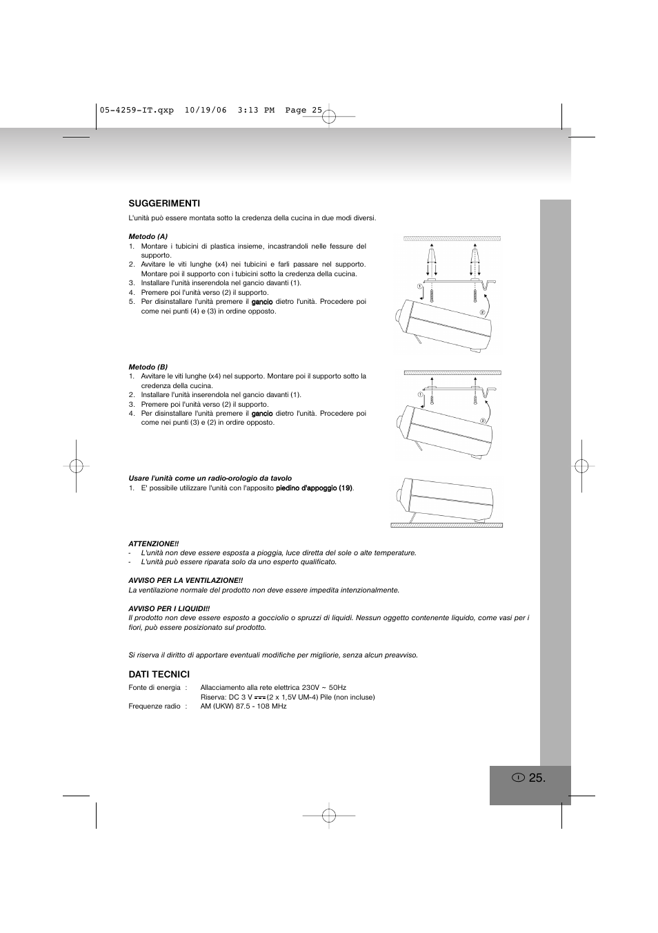Elta 4259 User Manual | Page 25 / 57