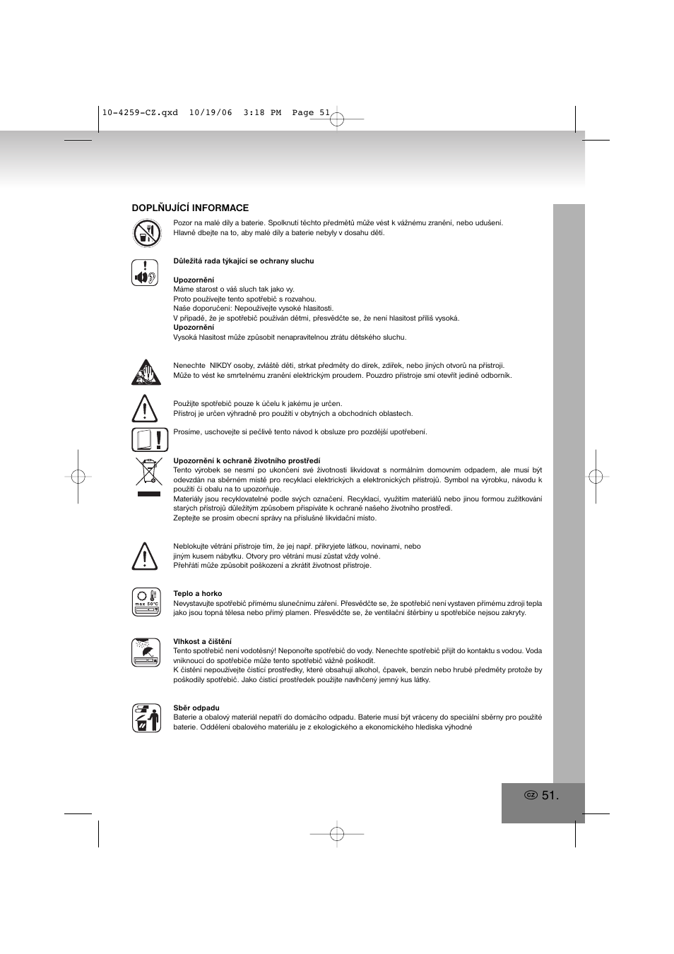 Elta 4259 User Manual | Page 51 / 57