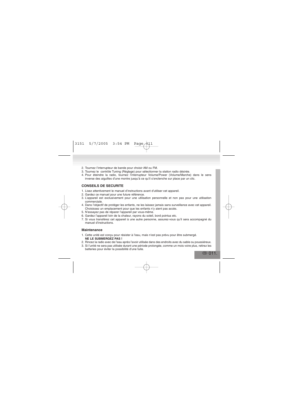 Elta 3151 User Manual | Page 11 / 46