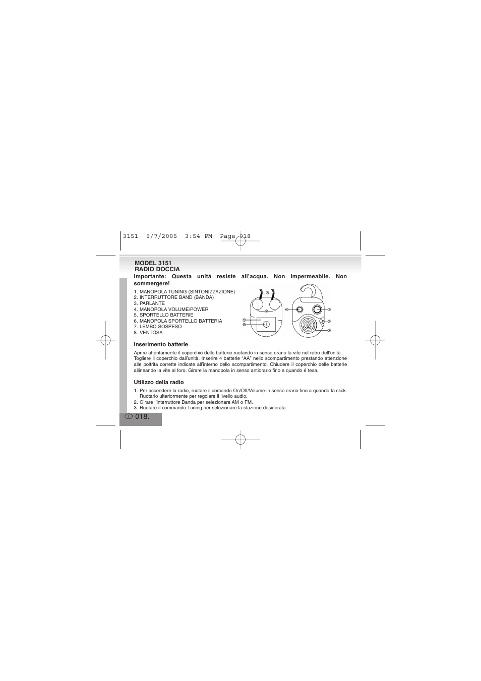 Elta 3151 User Manual | Page 18 / 46