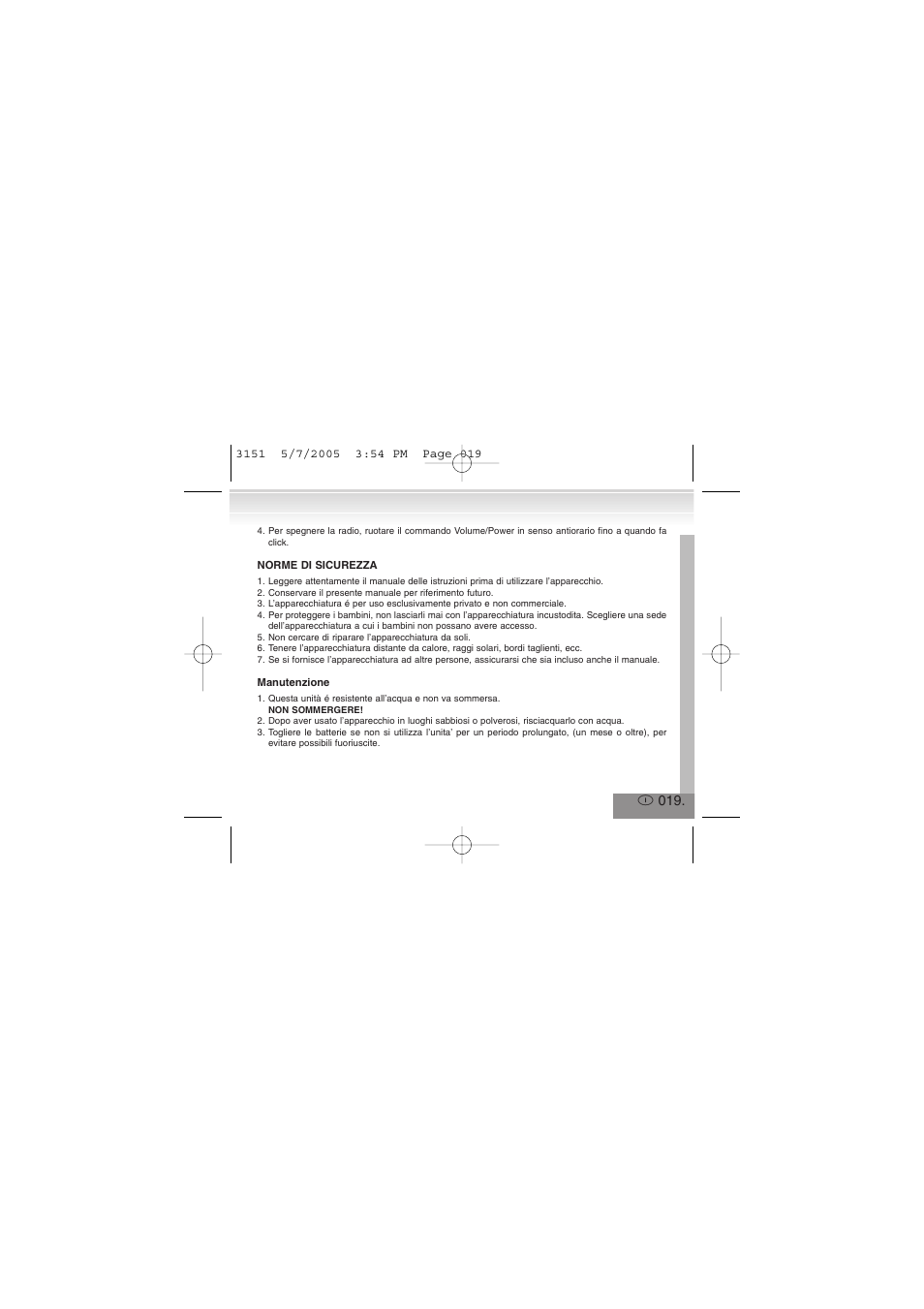Elta 3151 User Manual | Page 19 / 46