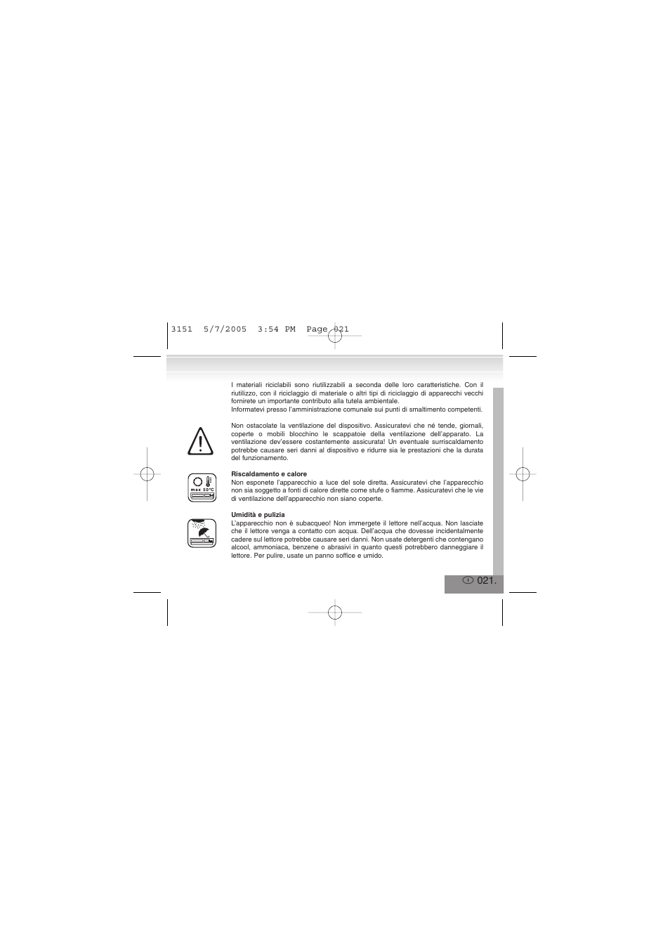 Elta 3151 User Manual | Page 21 / 46