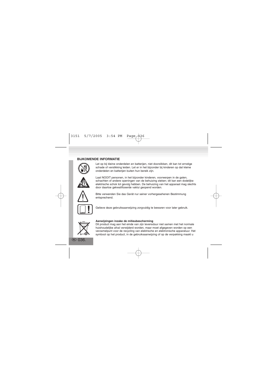 Elta 3151 User Manual | Page 36 / 46