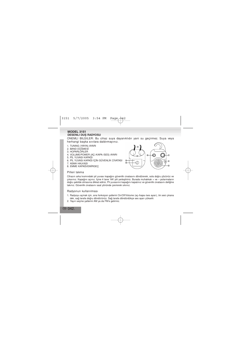 Elta 3151 User Manual | Page 42 / 46