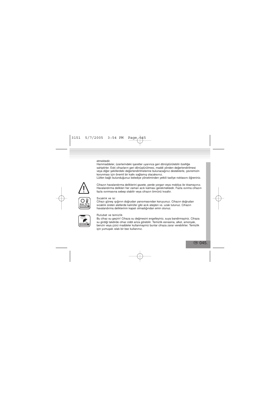 Elta 3151 User Manual | Page 45 / 46