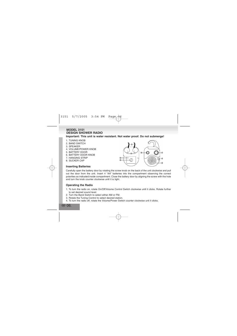 Elta 3151 User Manual | Page 6 / 46