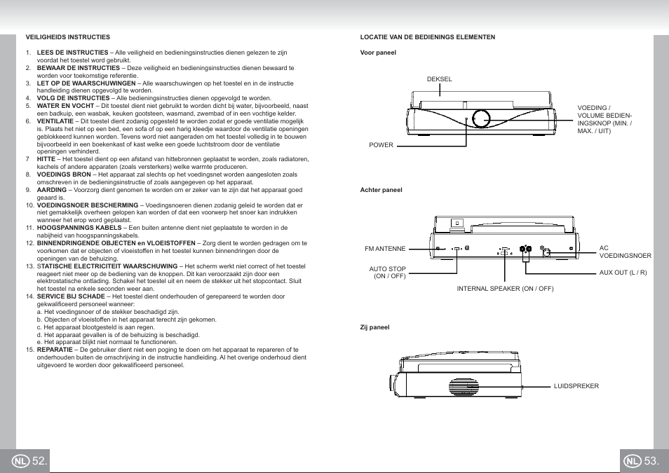 2956 im p52,53_nl.pdf | Elta 2956 User Manual | Page 27 / 31