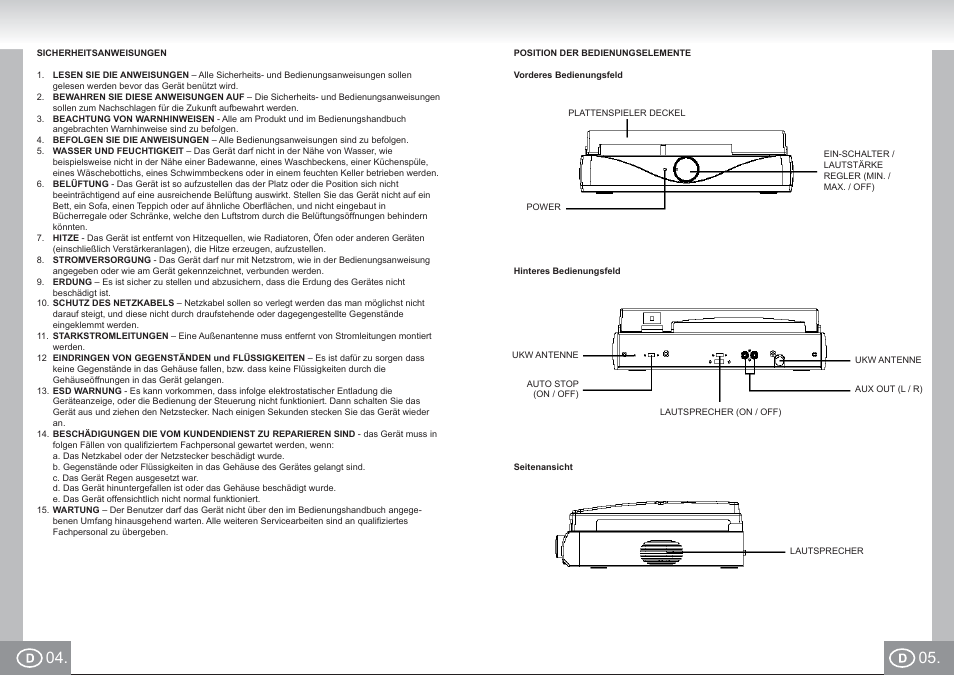 2956 im p04,05_d.pdf | Elta 2956 User Manual | Page 3 / 31