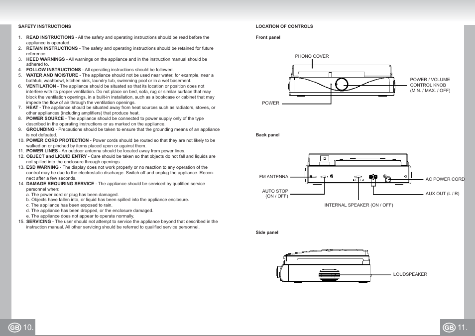 2956 im p10,11_gb.pdf | Elta 2956 User Manual | Page 6 / 31