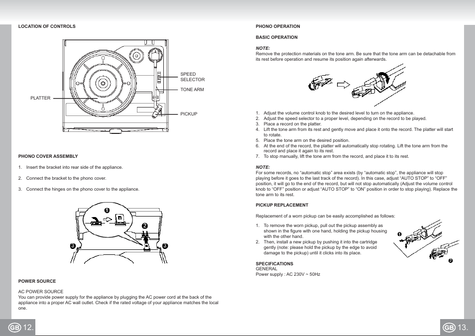 2956 im p12,13_gb.pdf | Elta 2956 User Manual | Page 7 / 31
