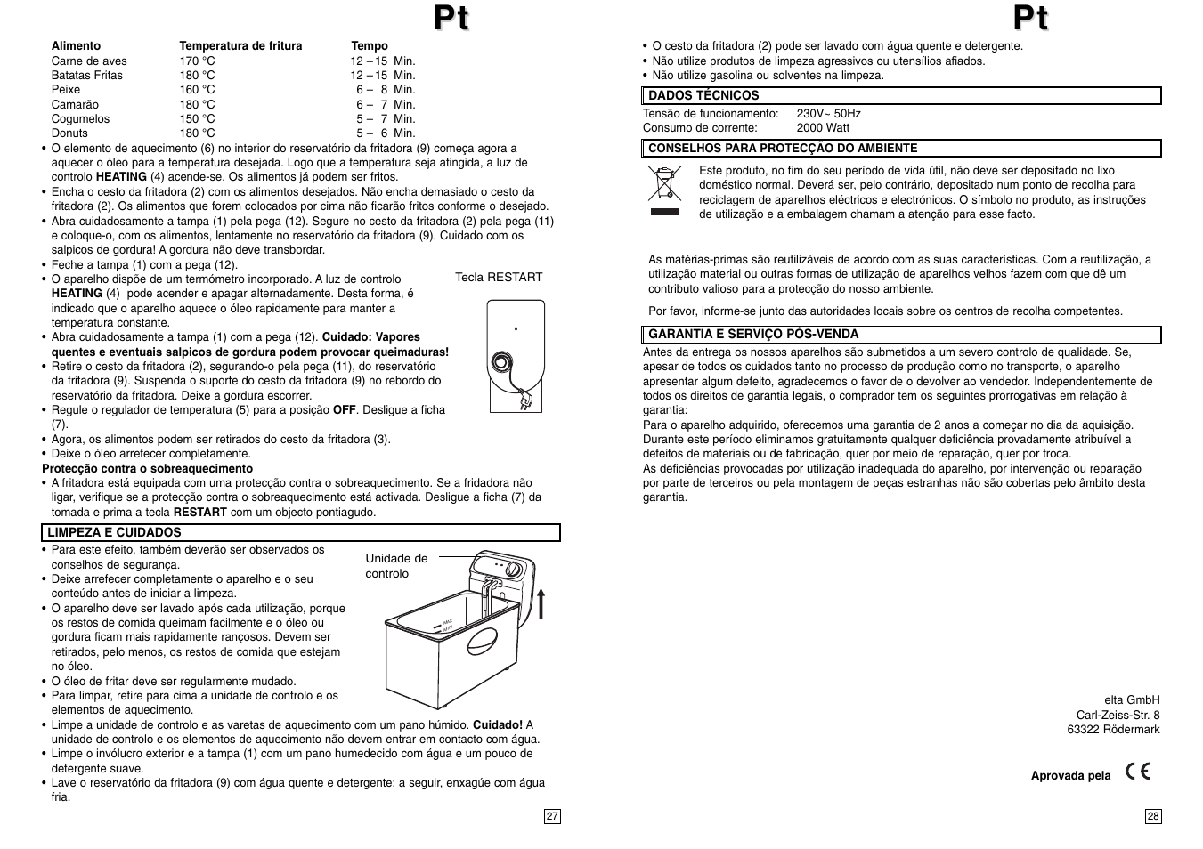 Elta FT250 User Manual | Page 15 / 23