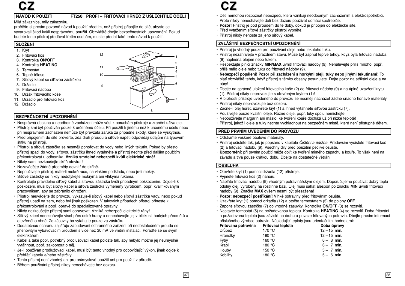Elta FT250 User Manual | Page 20 / 23