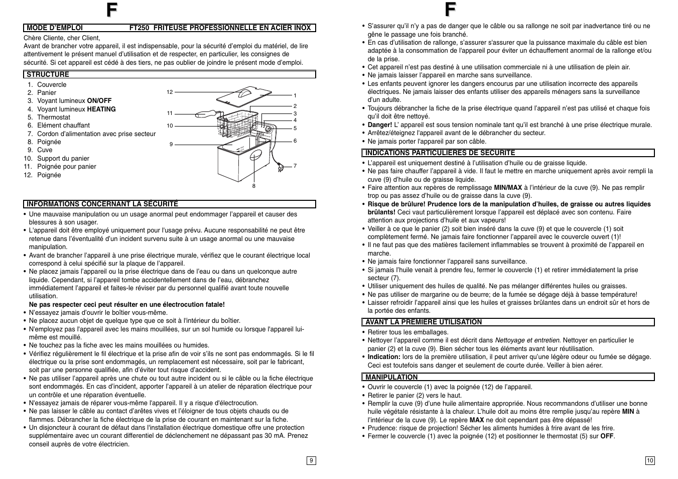 Elta FT250 User Manual | Page 6 / 23