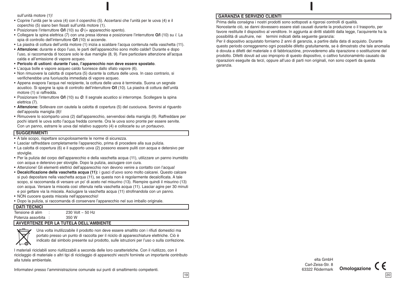 Elta EK111 User Manual | Page 11 / 23