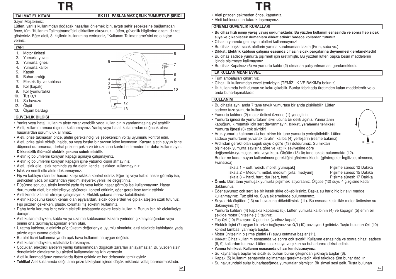 Elta EK111 User Manual | Page 22 / 23