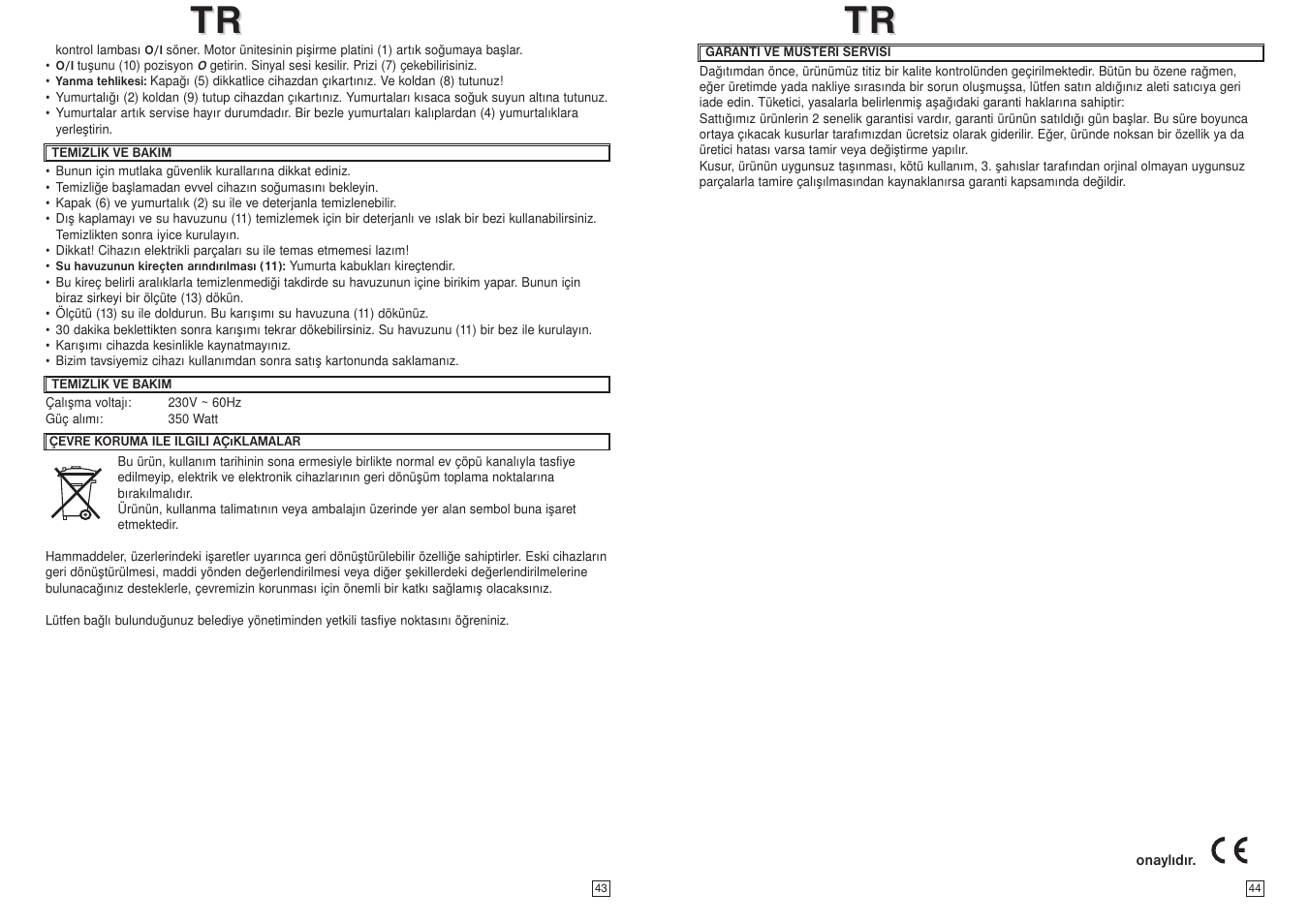 Elta EK111 User Manual | Page 23 / 23