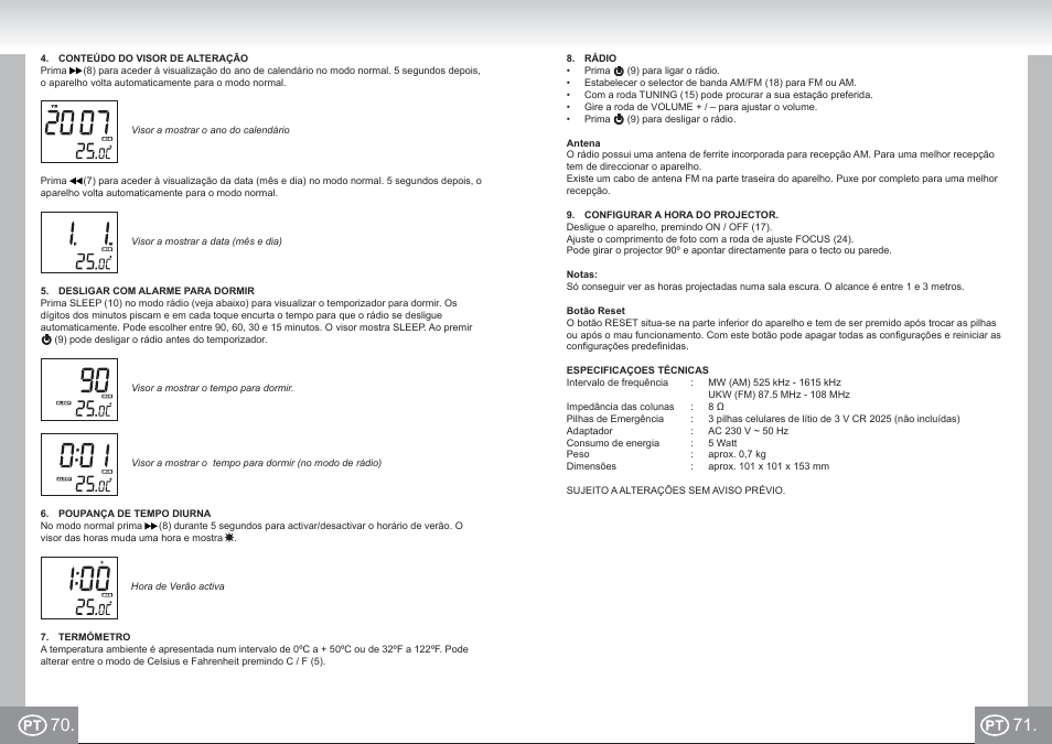 4521 im p070,71_pt.pdf | Elta 4521 User Manual | Page 36 / 71