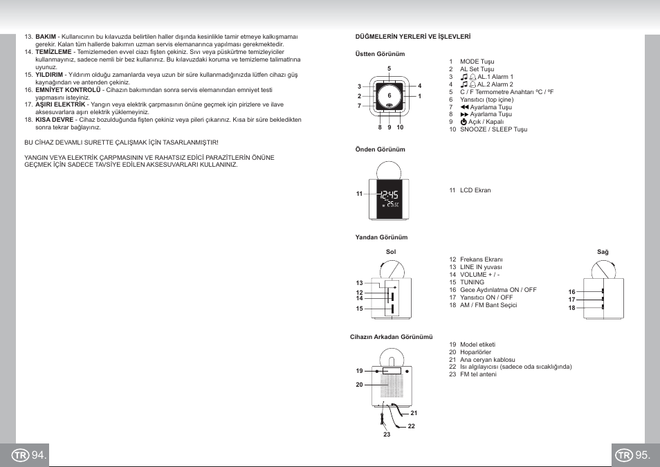 4521 im p094,95_tr.pdf | Elta 4521 User Manual | Page 48 / 71