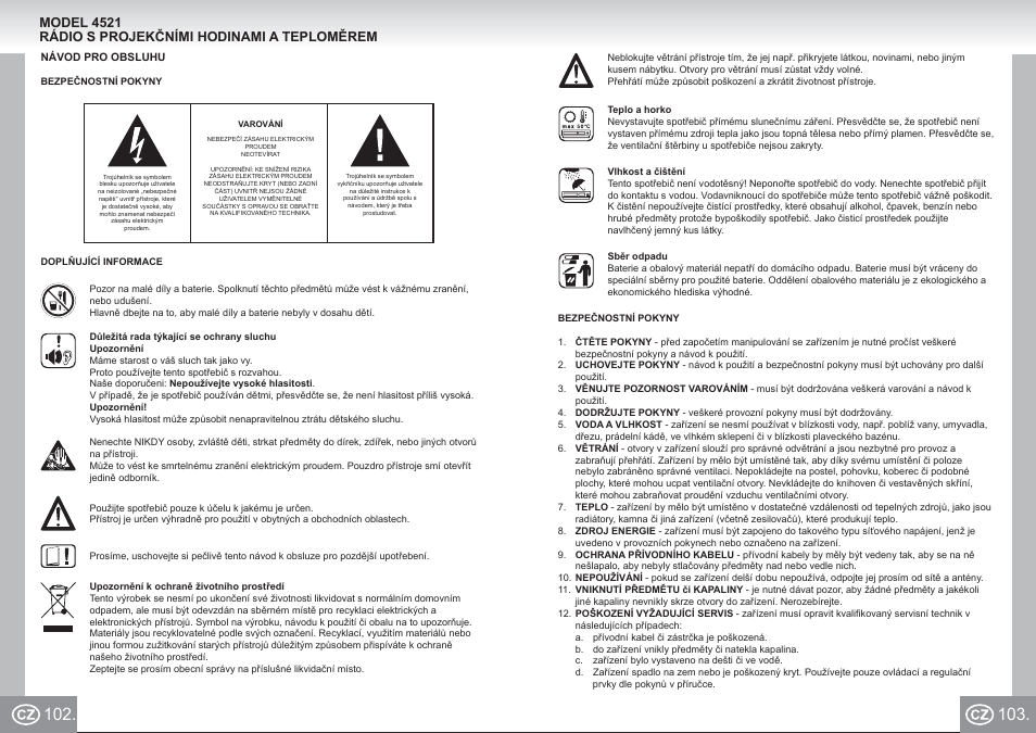4521 im p102,103_cz.pdf | Elta 4521 User Manual | Page 52 / 71