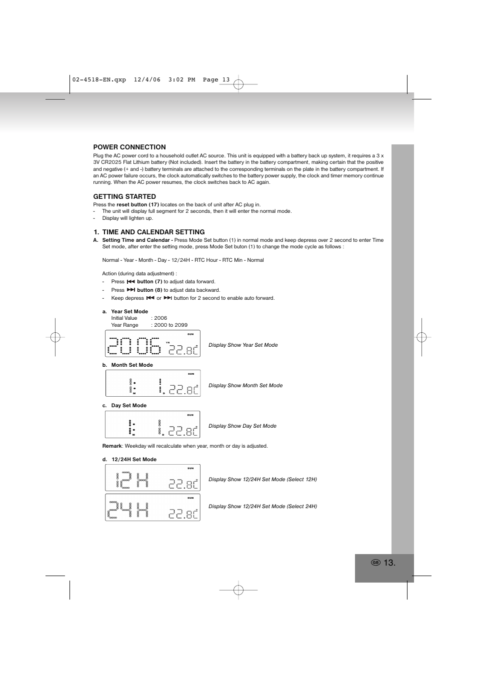 Elta 4518 User Manual | Page 13 / 101