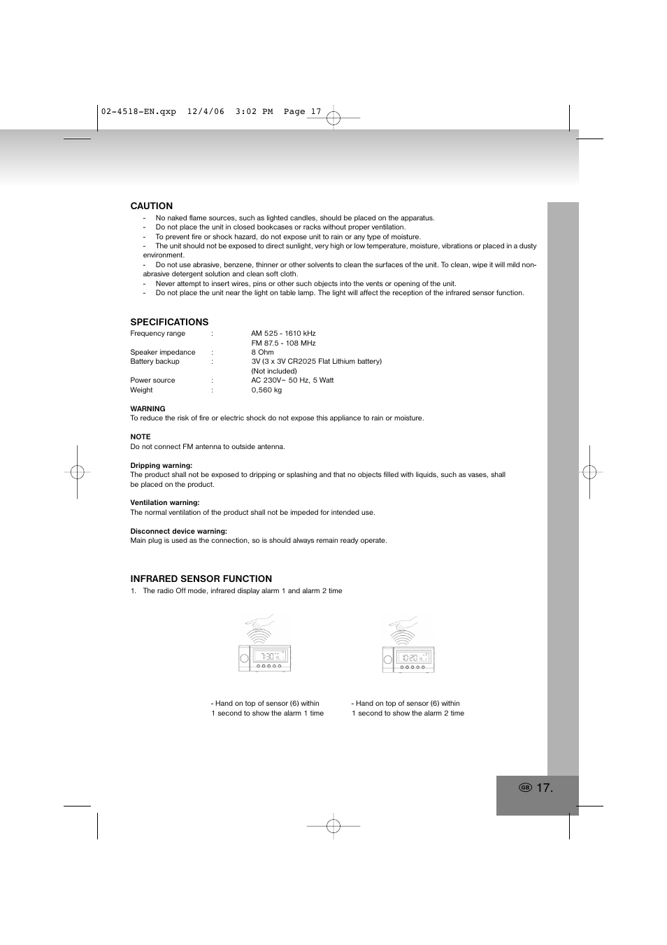 Elta 4518 User Manual | Page 17 / 101