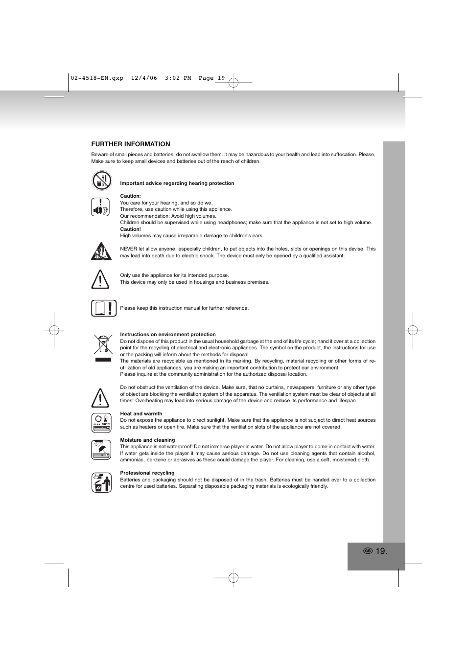 Elta 4518 User Manual | Page 19 / 101