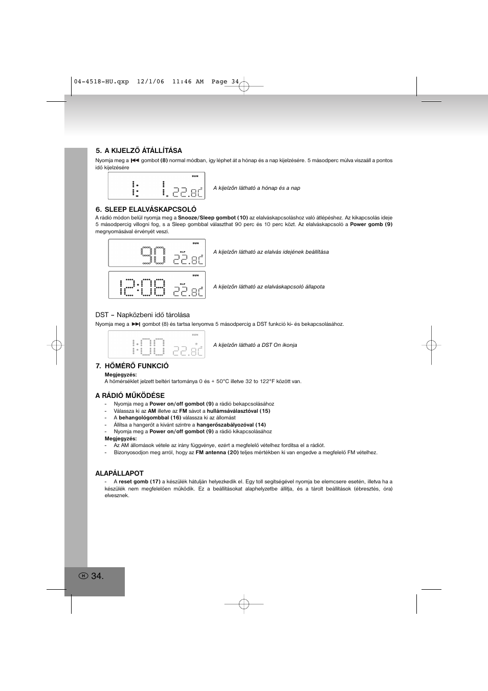 Elta 4518 User Manual | Page 34 / 101