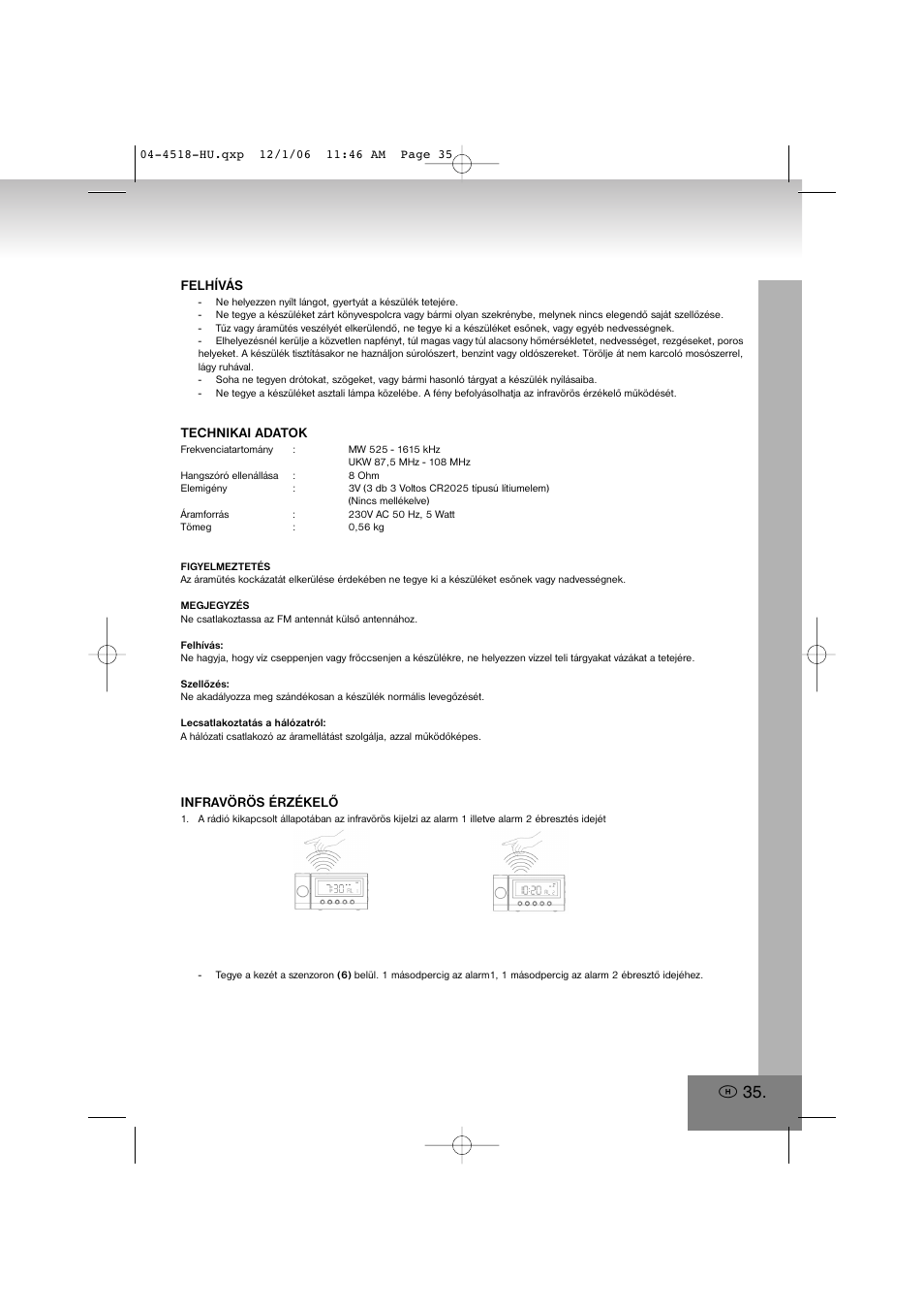 Elta 4518 User Manual | Page 35 / 101