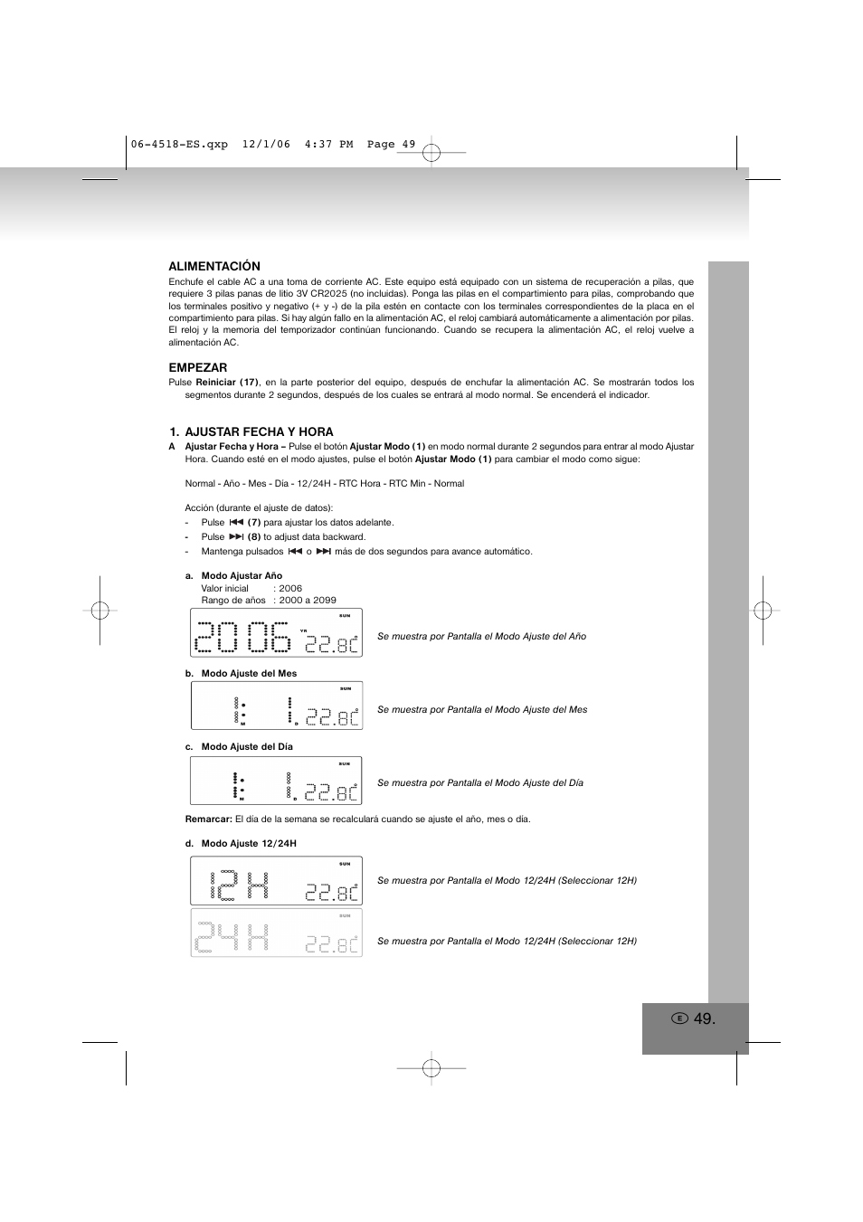 Elta 4518 User Manual | Page 49 / 101