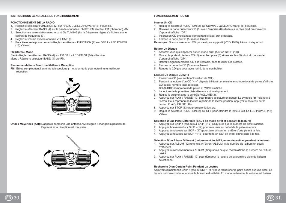Elta 6699_im p030,31_fr.pdf | Elta 6699 User Manual | Page 16 / 78