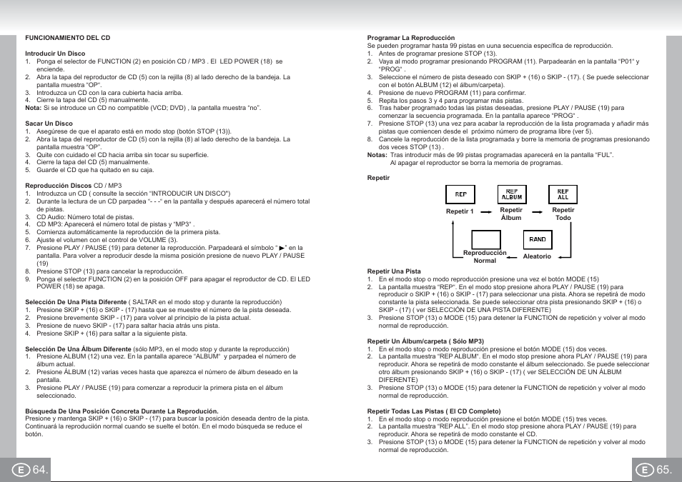 Elta 6699_im p064,65_e.pdf | Elta 6699 User Manual | Page 33 / 78