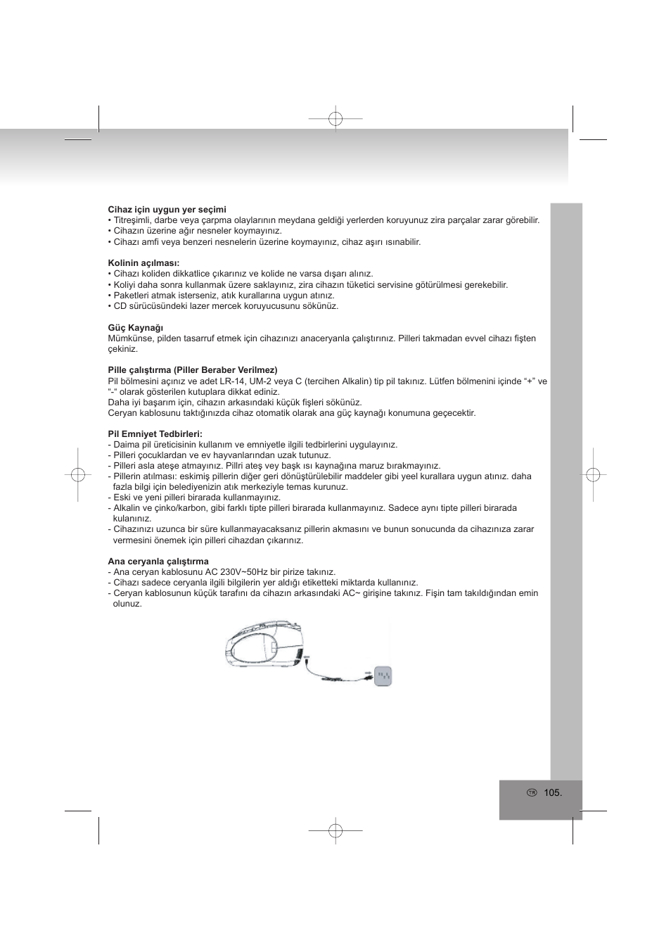 Elta 6698RB User Manual | Page 105 / 142