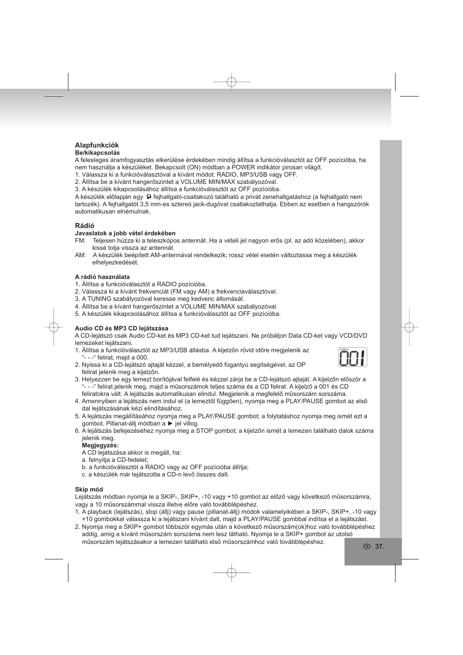 Elta 6698RB User Manual | Page 37 / 142