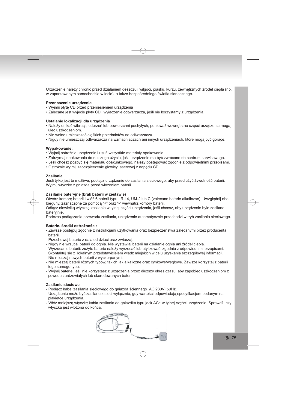 Elta 6698RB User Manual | Page 75 / 142