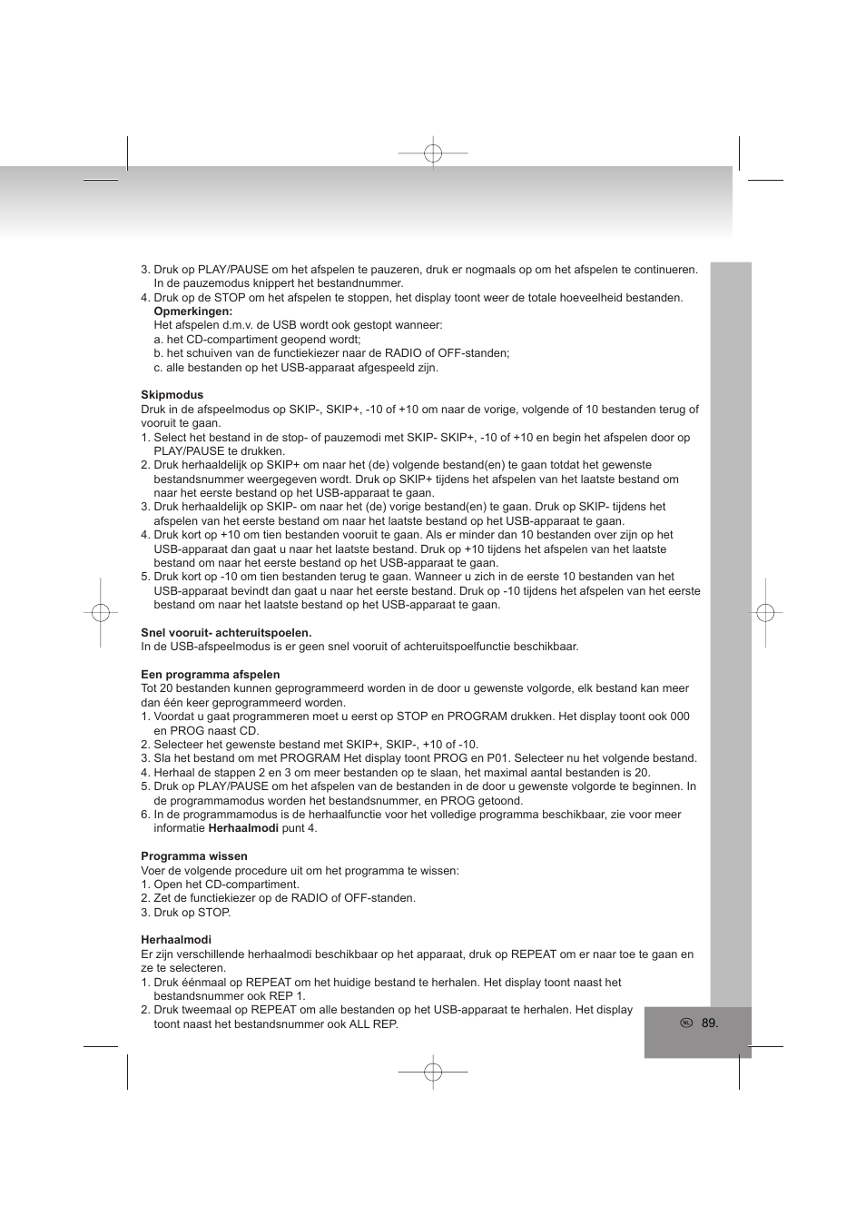 Elta 6698RB User Manual | Page 89 / 142
