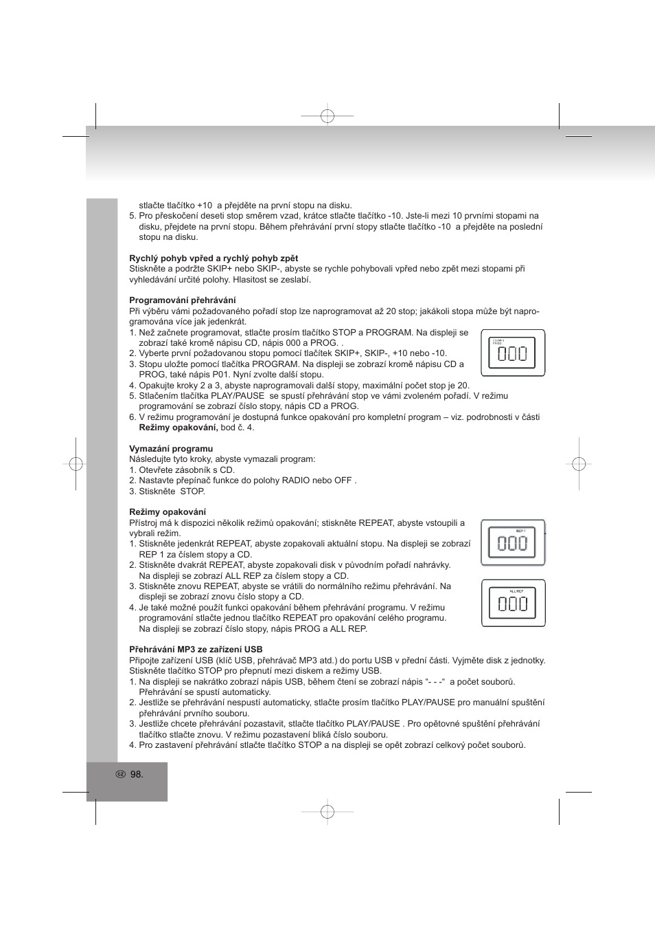 Elta 6698RB User Manual | Page 98 / 142