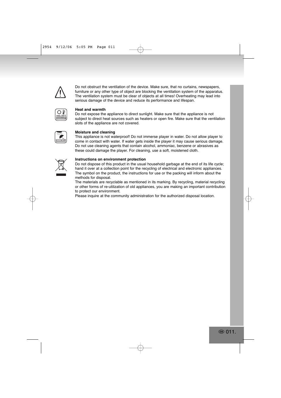 Elta 2954 User Manual | Page 11 / 56