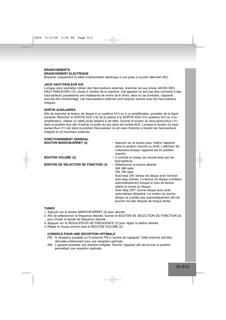Elta 2954 User Manual | Page 13 / 56