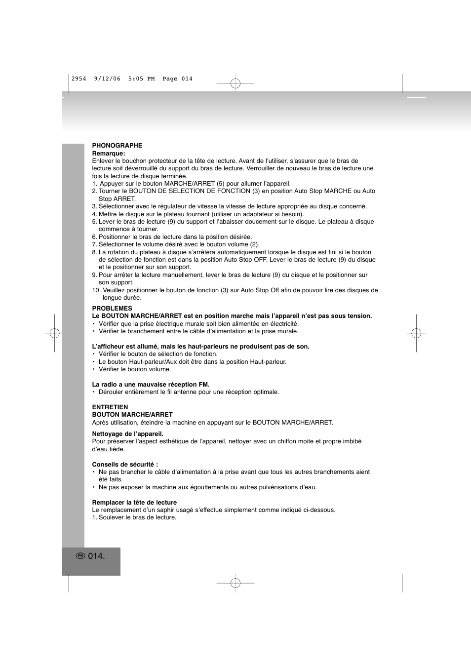 Elta 2954 User Manual | Page 14 / 56