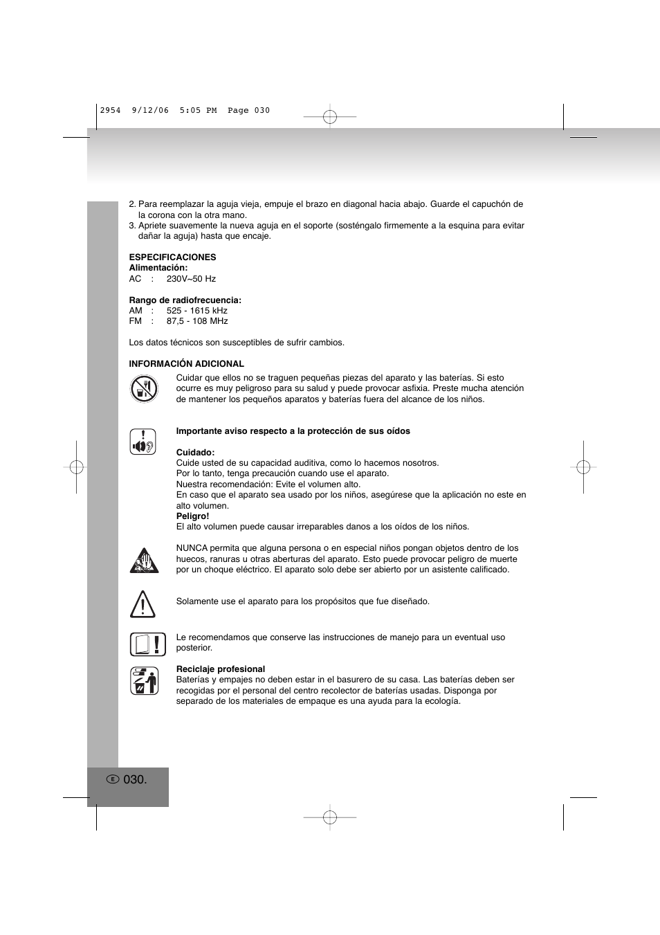 Elta 2954 User Manual | Page 30 / 56