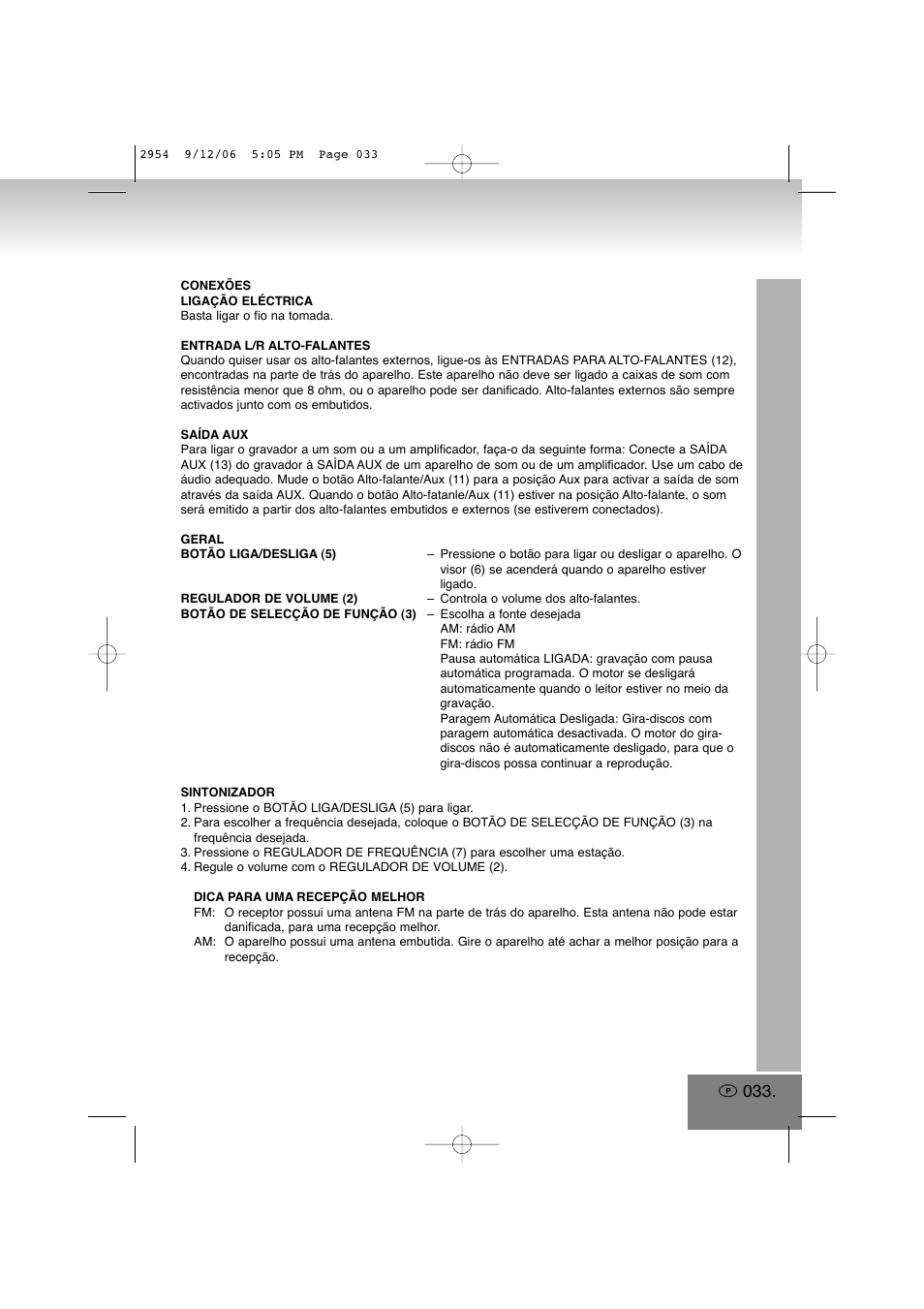 Elta 2954 User Manual | Page 33 / 56