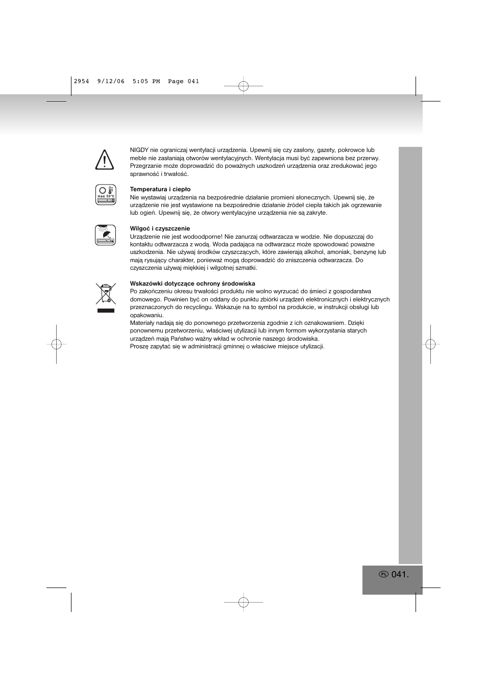 Elta 2954 User Manual | Page 41 / 56