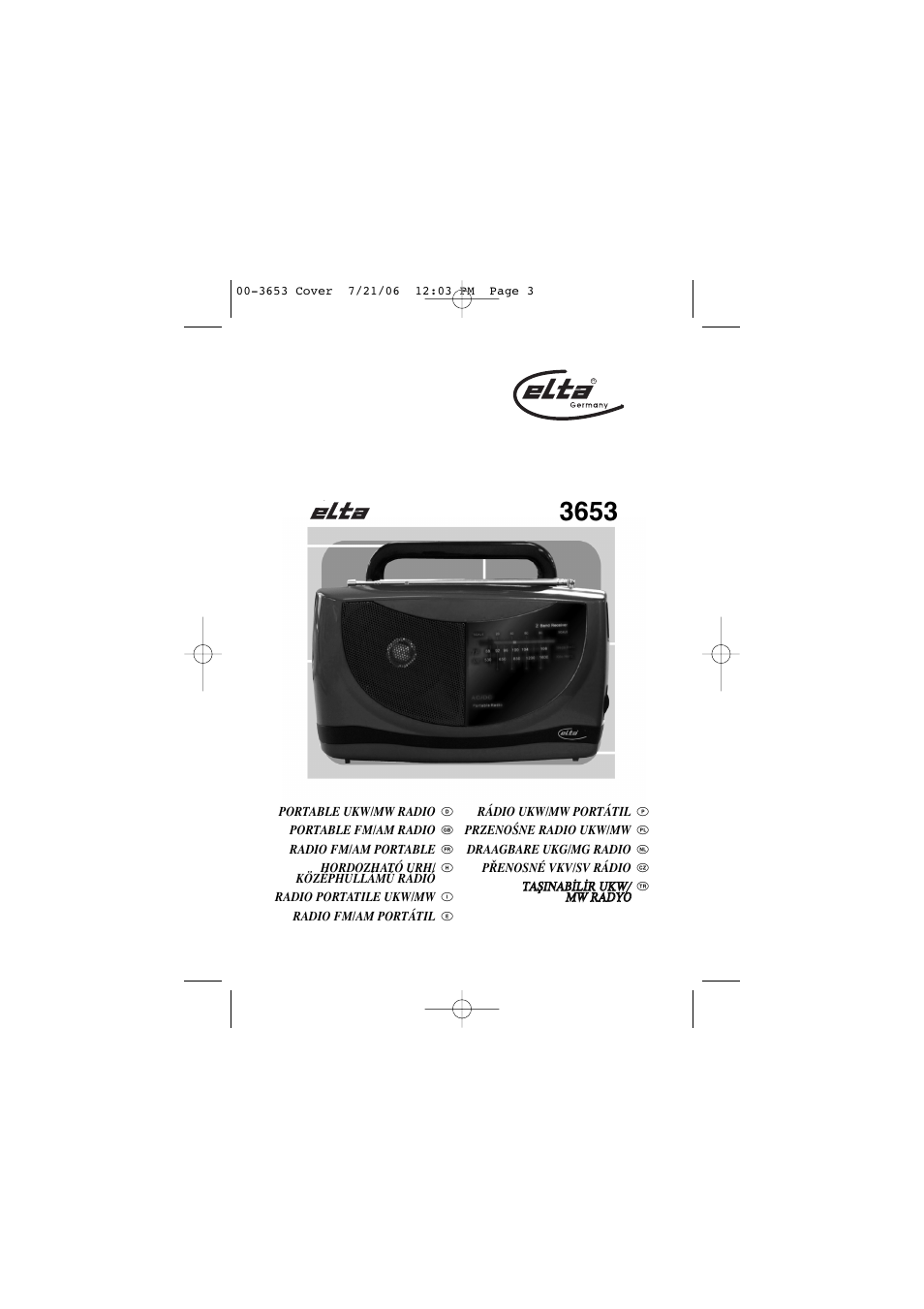 Elta 3653 User Manual | 46 pages