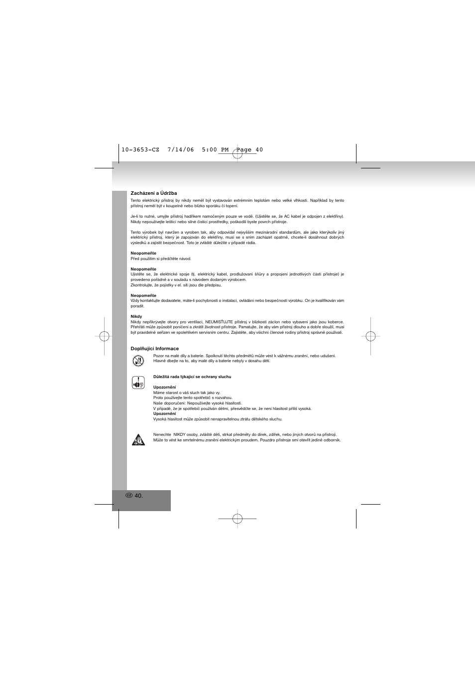 Elta 3653 User Manual | Page 40 / 46