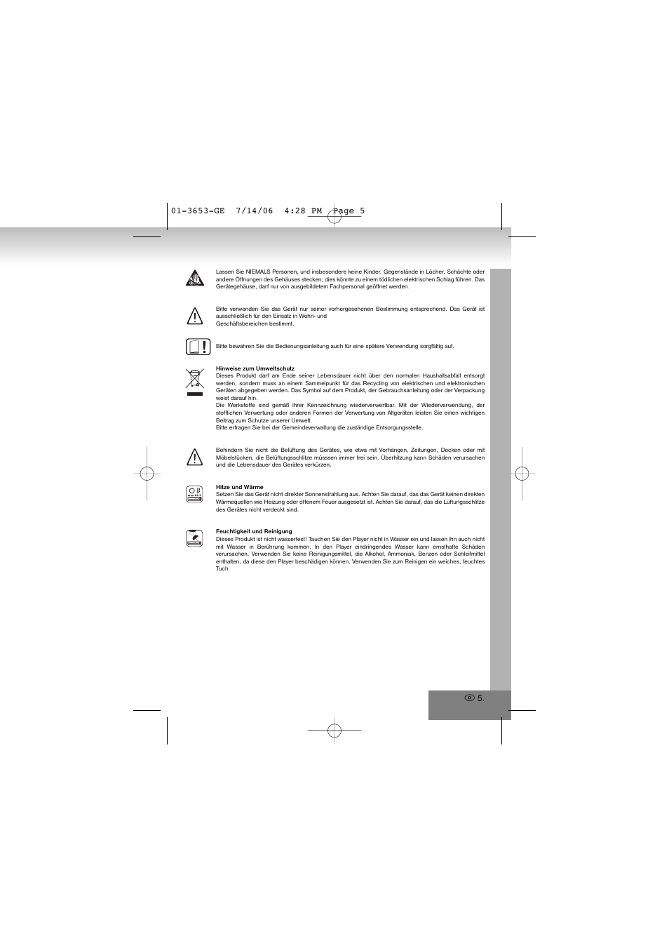 Elta 3653 User Manual | Page 5 / 46