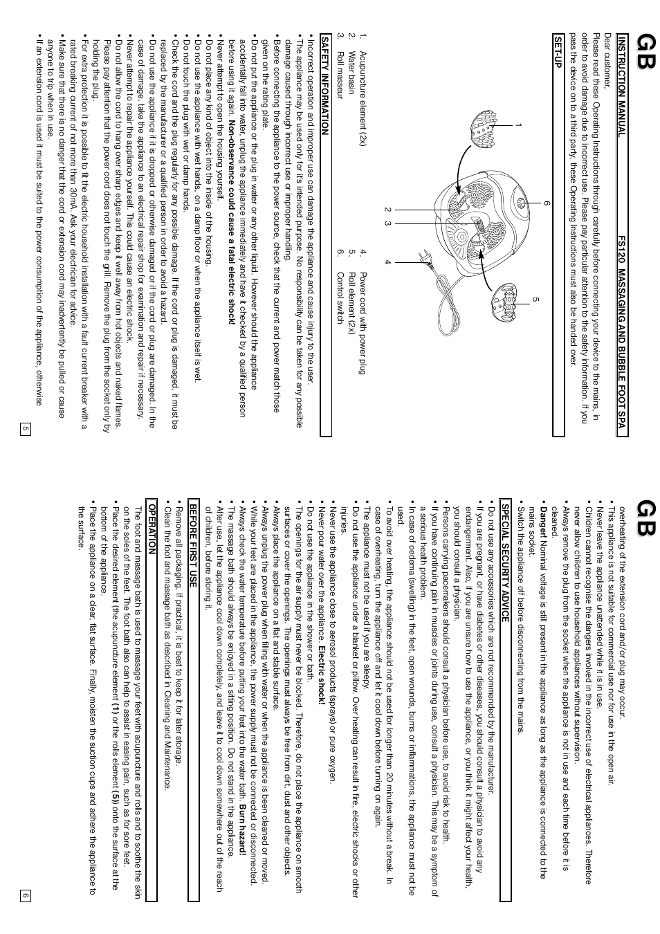 Elta FS120 User Manual | Page 4 / 23